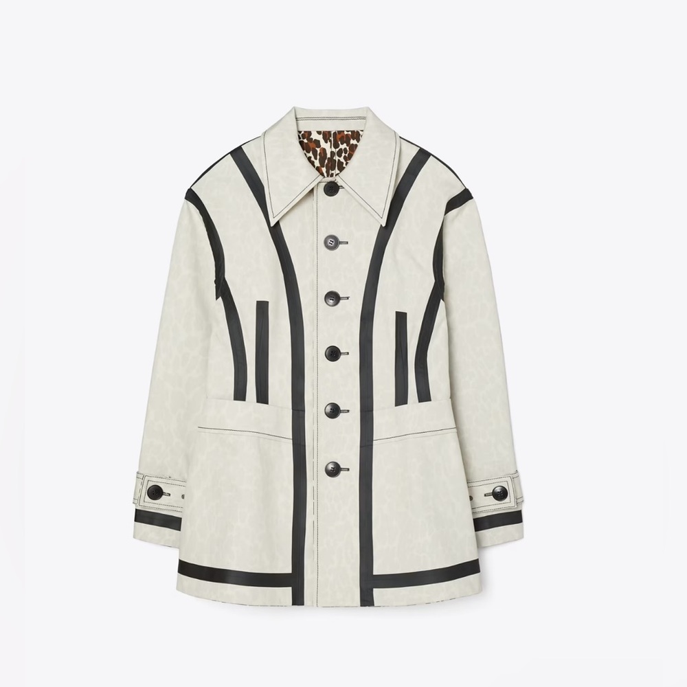 Tory Burch | REVERSIBLE PRINTED JACKET | Size 10 - Picture 2 of 7
